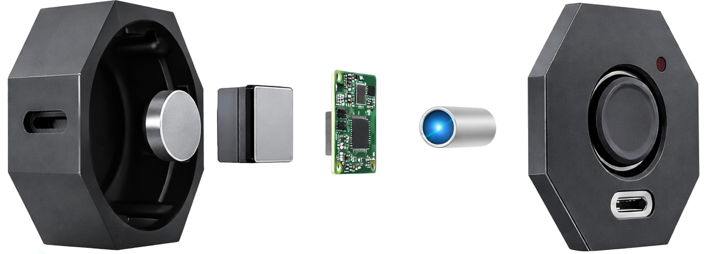 TriggerPoint exploded view with feature callouts